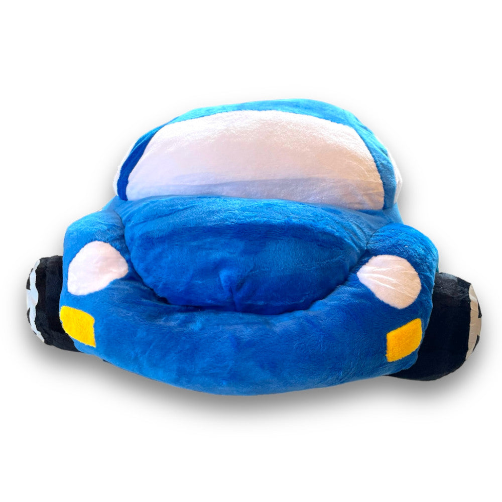 Custom blue car plush toy